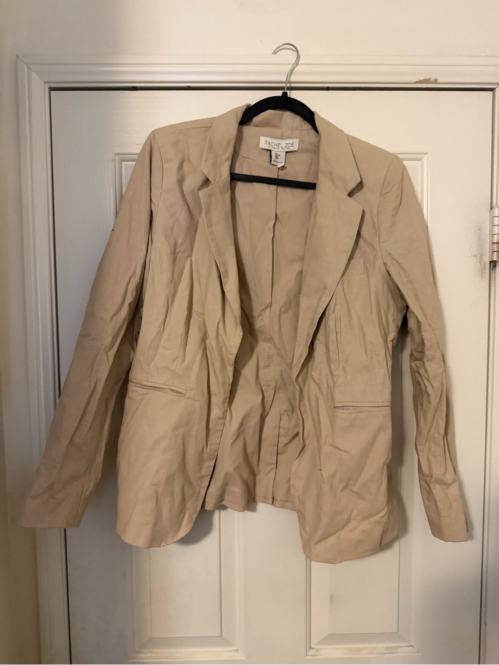 Rachel Zoe Light Beige Tailored Blazer